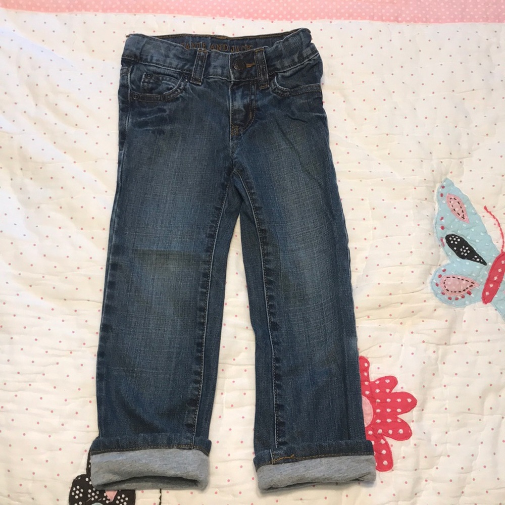 Janie and Jack boys blue jeans! Size 3!